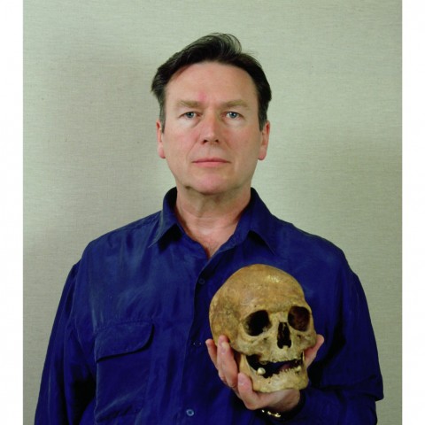 Autoportrait au crâne. 1997