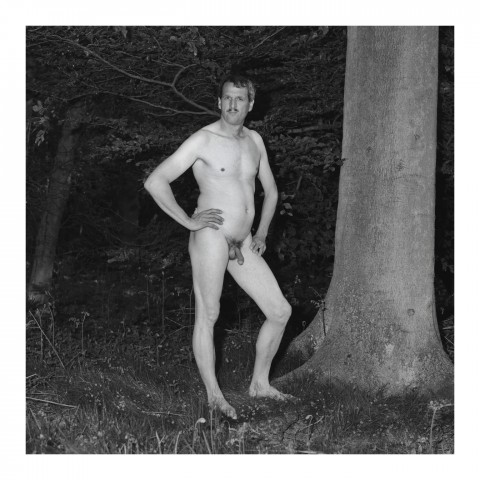 Homme près d'1 arbre. 1990
