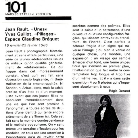 1986 03-Régis Durand-art press N°101